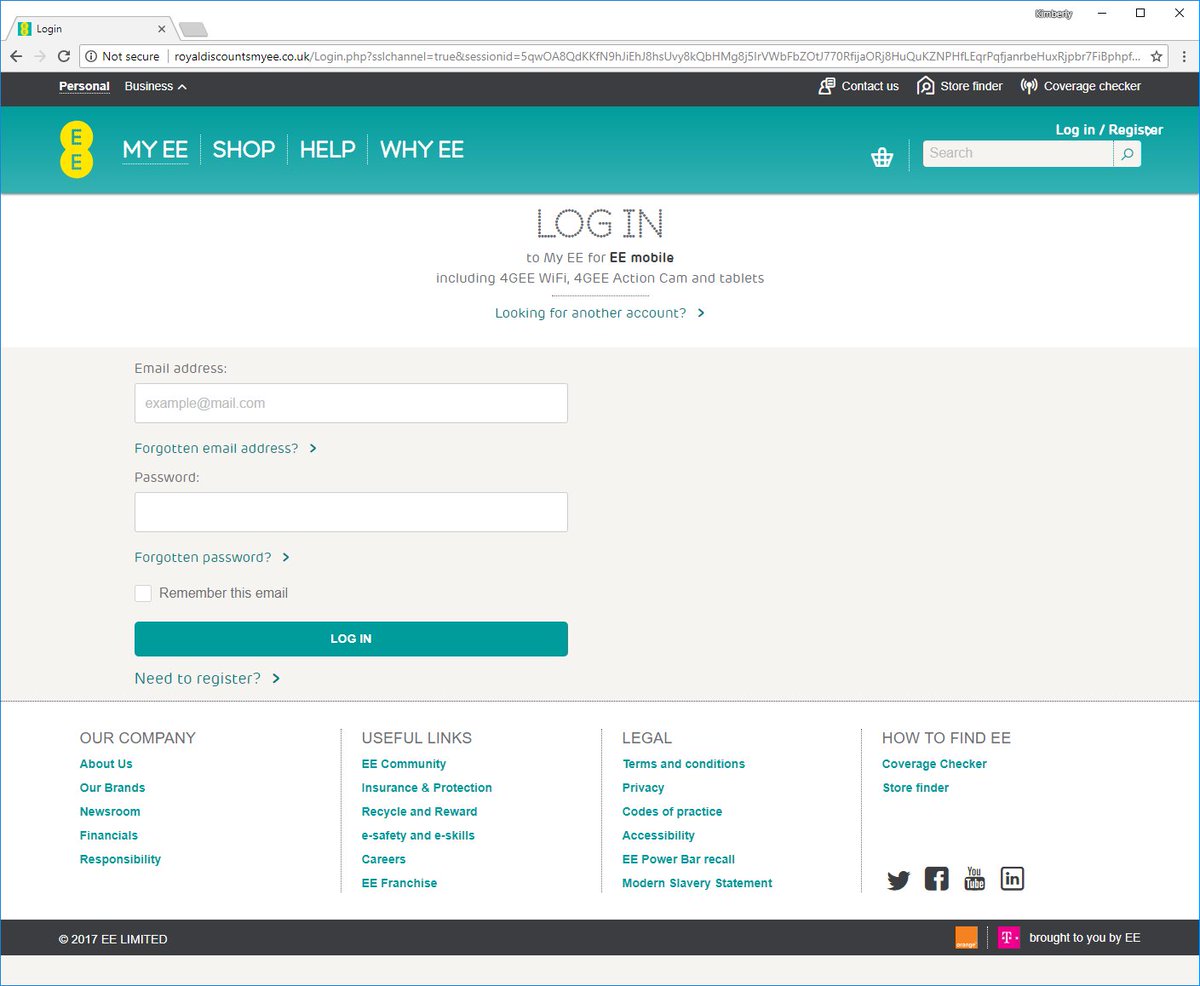 kimbomiles's tweet photo. .@EE Are you aware there is a scam site, remarkably similar to your official website, offering a 30% discount off my monthly bill (for the Royal Wedding)!? I was sent a text with a link that directed me to this page #scam https://t.co/pP7iZB6ZX3 https://t.co/ZUjQ32vs67