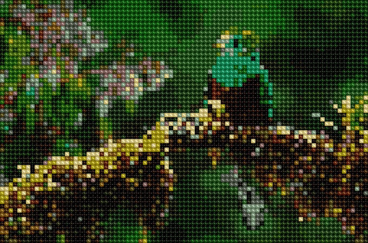#lyrebirdstitch Let's cross-stitch together!