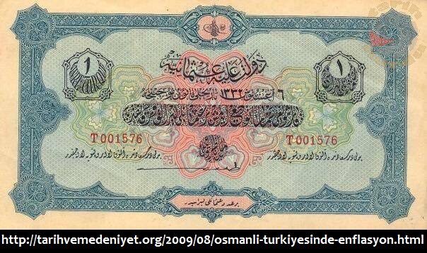 1 Osmanlı Lirası = 3.7 #Dolar , 1914...