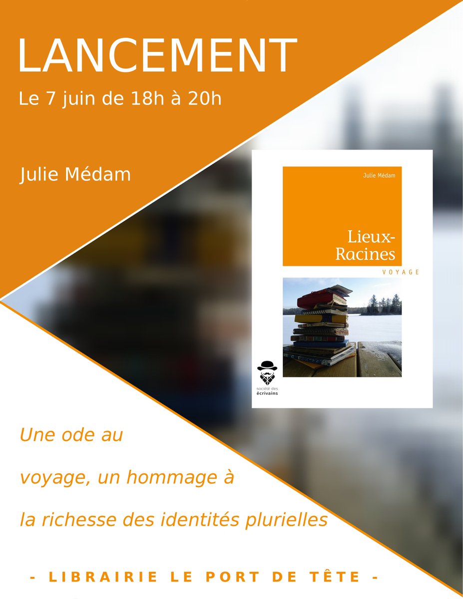 Un jour, comme ça, on est prête à s’envoler et annoncer le lancement de son premier livre, Lieux-Racines ! #Fière facebook.com/events/8526425…