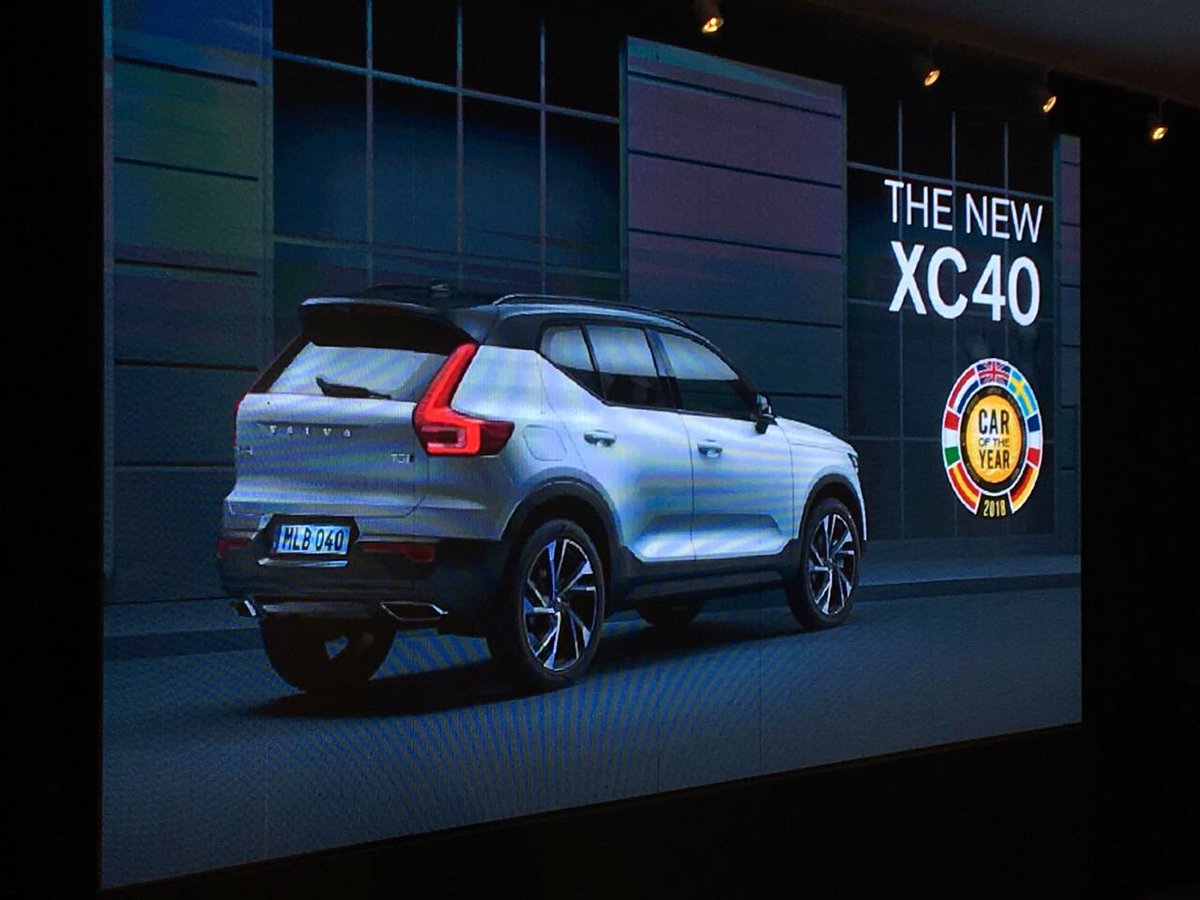 StopandGoTV's tweet photo. El auto del año en Europa llega al país. El nuevo XC40 de @VolvoCarArg 👌🏻🙉 https://t.co/b6nPDkTccf