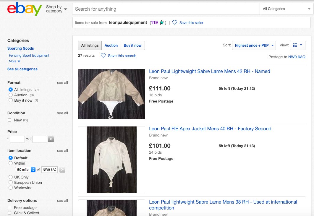 The last Leon Paul eBay sale will end tonight at 9pm - there are some great bargains to be had, don't miss out! Take a look at what's available at the link below.
ebay.co.uk/sch/leonpauleq…