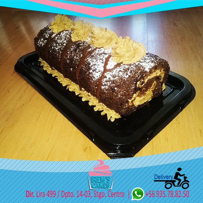 @iremscakes innovando para ti, hoy te traemos #BrazoGitano de Manjar con maní y chocolate