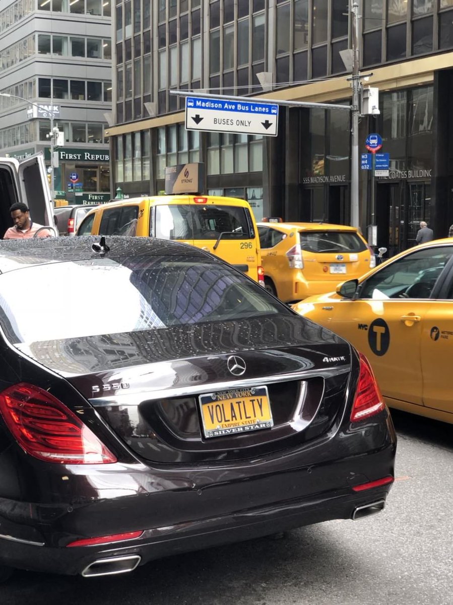 Someone spotted this in NYC over the weekend, and slid into our DMs with the pic. $VIX