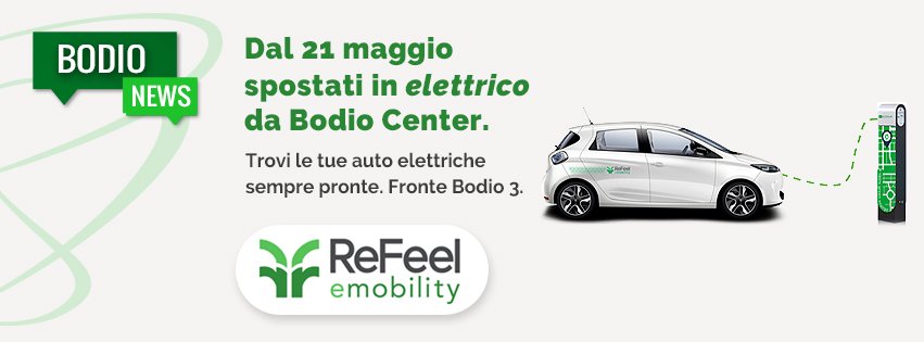 RefeelEmobility's tweet photo. Da oggi Bodio Center si muove elettrico e a impatto zero con noi:
Due Renault Zoe in sharing alla sua community!
#eMobility #ZeroEmission #carsharing #ElectricVehicles #goelectric https://t.co/ROP7r1IGSQ