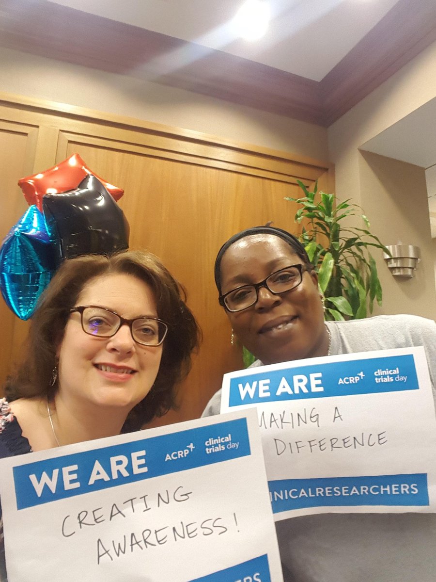 RNAResearch_NC's tweet photo. Nicole Dixon and Krissy Bouchard of @RNAResearch_NC are #makingadifference  and #creatingawareness for @ACRPDC #clinicaltrialsday https://t.co/0axSyxIcfr