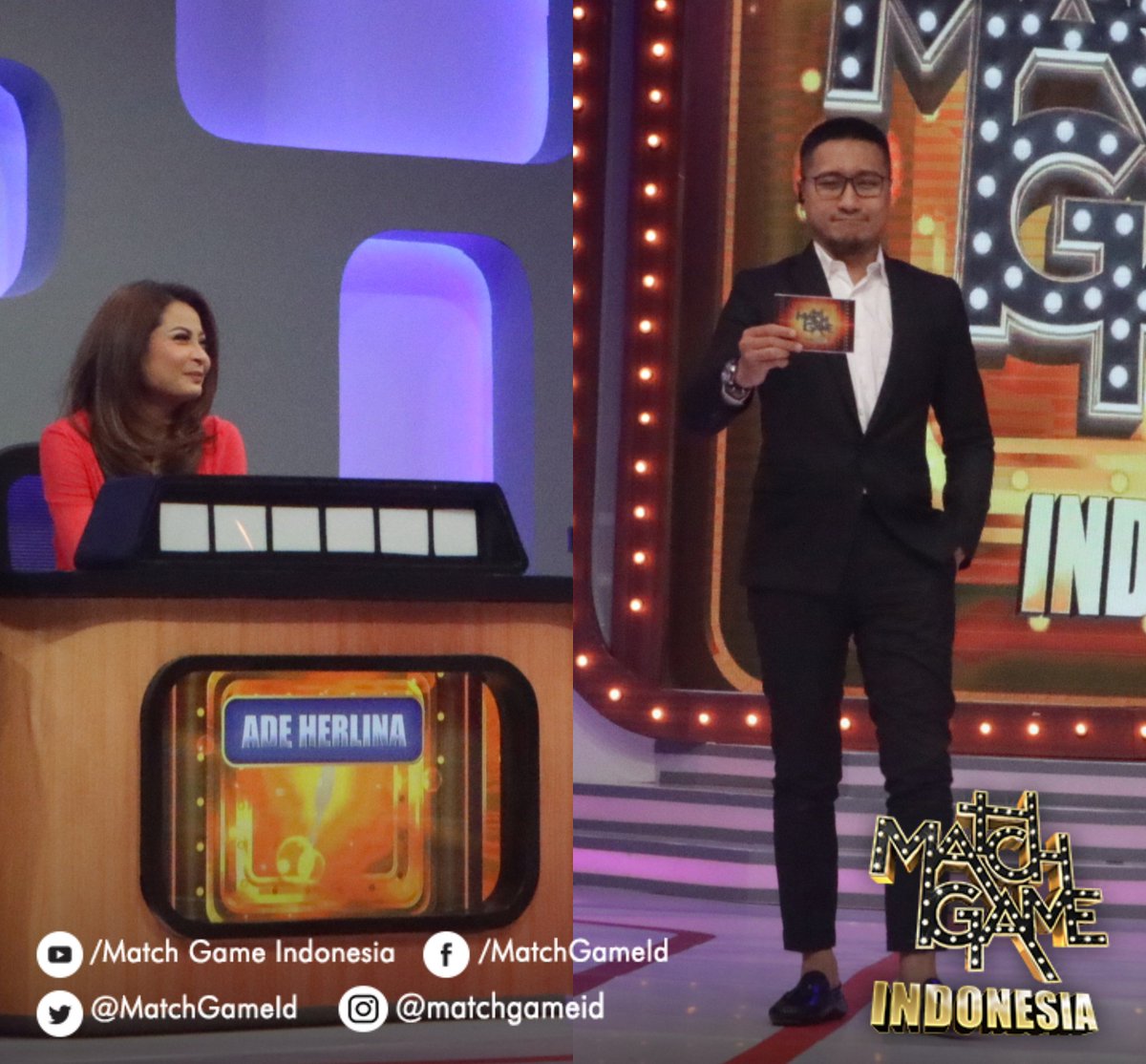 MatchGameId's tweet photo. Gantian nih sekarang waktunya Ade Herlina untuk mengisi soal berikut: "Penyedot debu milik Wati sangat canggih. Kemarin, alat itu tidak hanya menyedot debu, tapi juga menyedot (titik-titik) milik suaminya." Waduuuh, menyedot apa ya? Ikutan jawab yuk! #MatchGameGTV @OfficialGTVID https://t.co/ZZOfCoYxaS