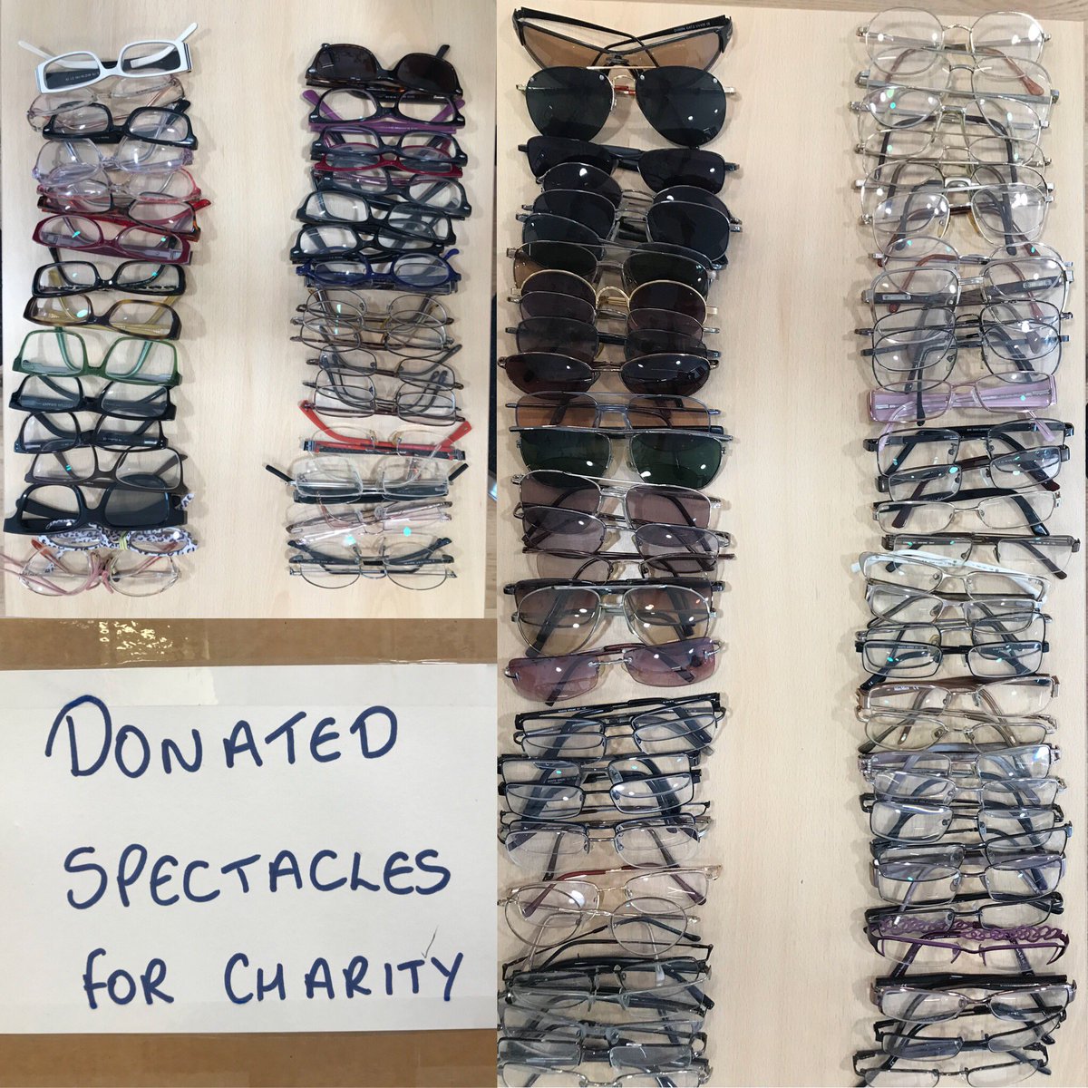 mearnsopticians's tweet photo. It's not too late for you to #donate your old glasses to @_VAO, we will be sending another batch off in due course, so please have a hunt for any old pairs that may be lying around in your home and bring them in to our Broomburn Drive practice.
#charity #oldspecs #community https://t.co/wakx52II9i