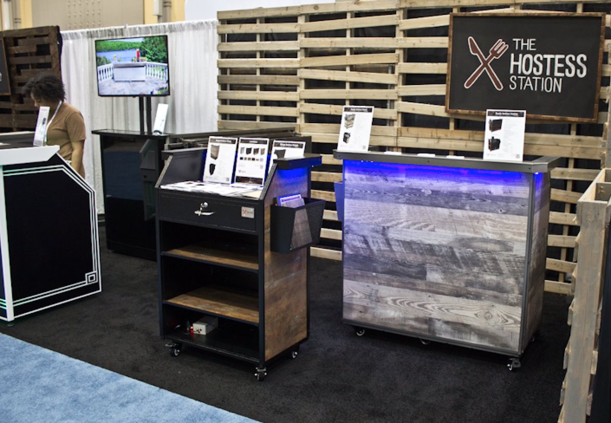 The Portable Bar Co Portablebarco Twitter Make Sure To Stop By Booth 11224 And Check Out Our Recently Launched Sister Company The Hostess Station Nra2018 Firedup Restaurantshow Chicago