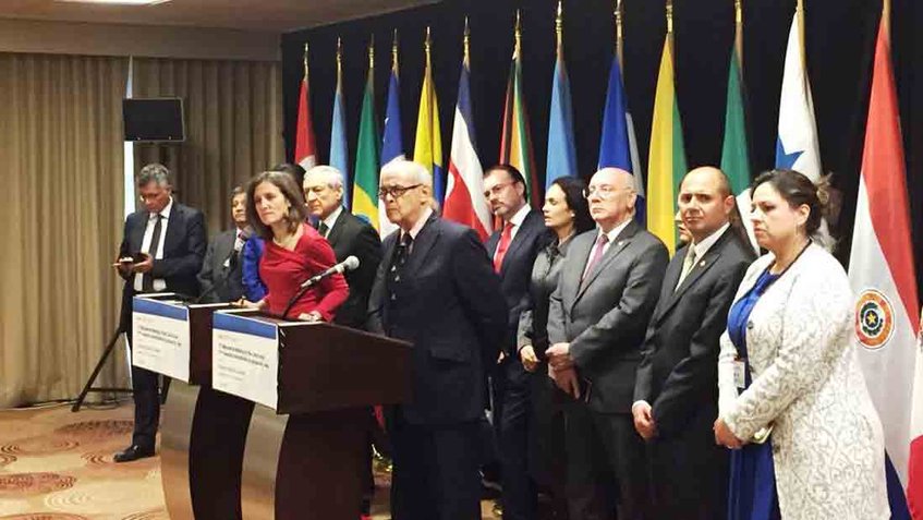primicias24's tweet photo. Grupo de Lima rechazó resultados de comicios en Venezuela - https://t.co/AQV0yMJCD1 https://t.co/vB1jgwJ4Ba