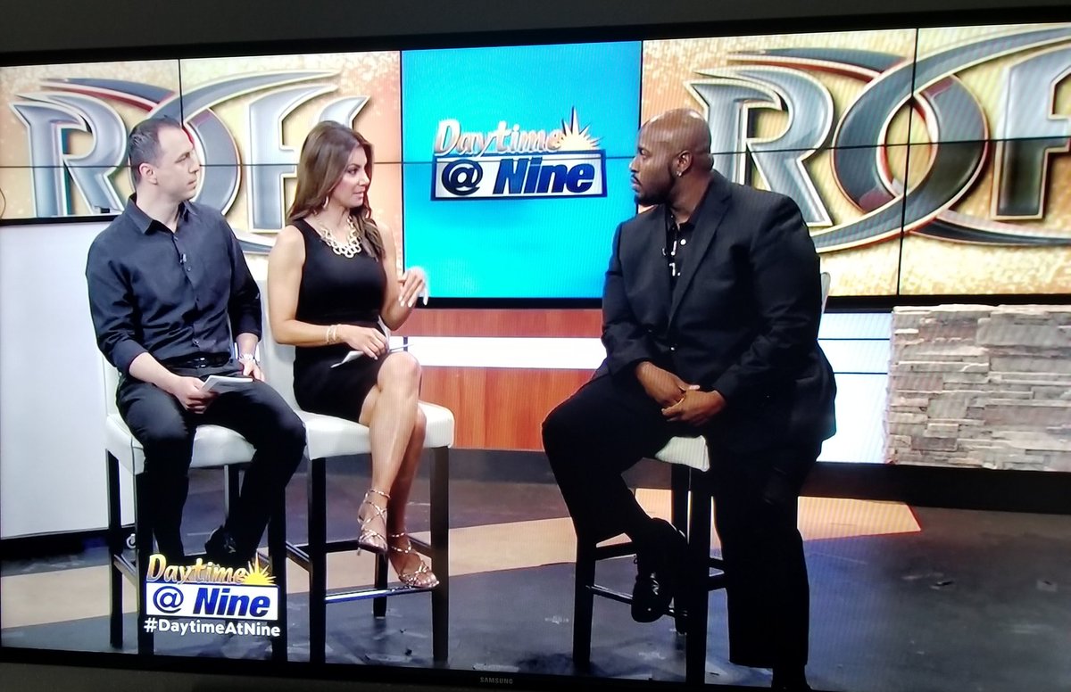 ALinfierno_SATX's tweet photo. Just caught @shane216taylor on @daytimeatnine I'm excited for #ROHSanAntonio show next month! @ringofhonor #LosNeciosDeTejas #NecioWorldOrder #NecioClub will be in the house! https://t.co/uXCPR2zQhJ