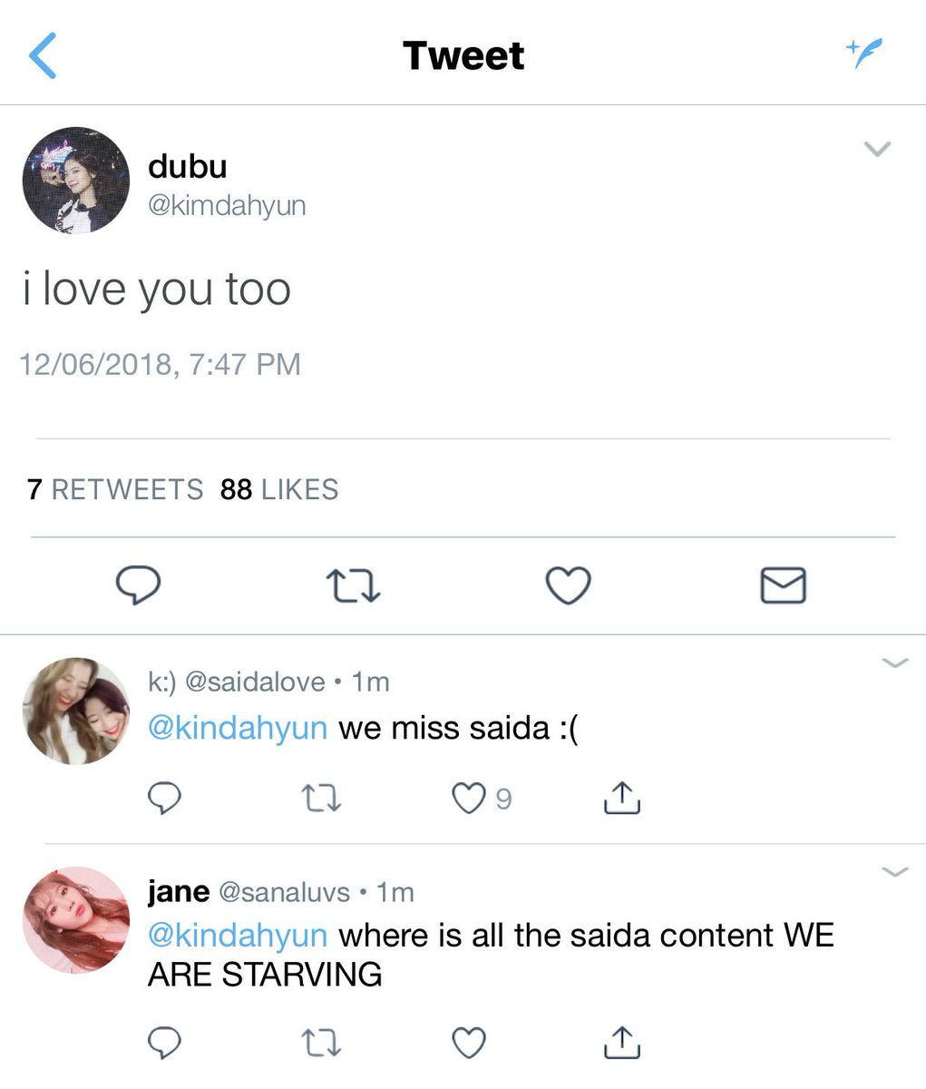 “Thank you,” Sana said with a genuine smile. “I would understand if you’re uncomfortable with the attention, I can leave you alone-““Don’t worry, I don’t mind. I like being around you.”“I like being around you too,” Sana whispered out. “Recommend me some good food from here?”