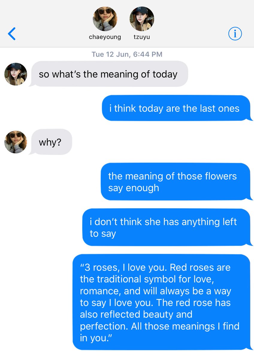 “Thank you,” Sana said with a genuine smile. “I would understand if you’re uncomfortable with the attention, I can leave you alone-““Don’t worry, I don’t mind. I like being around you.”“I like being around you too,” Sana whispered out. “Recommend me some good food from here?”