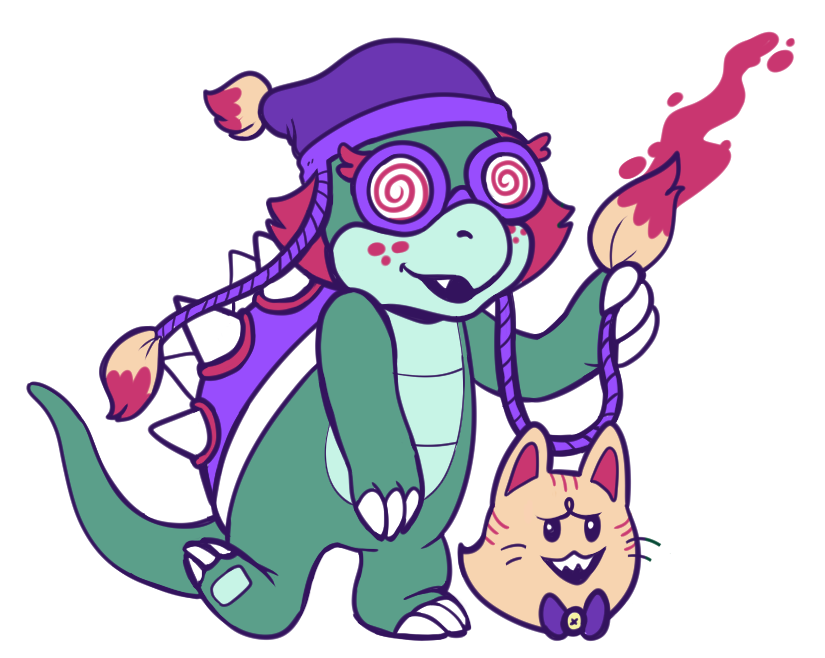 Lucheek's tweet image. I re-designed my #Koopasona because I wasn't satisfied with the original!