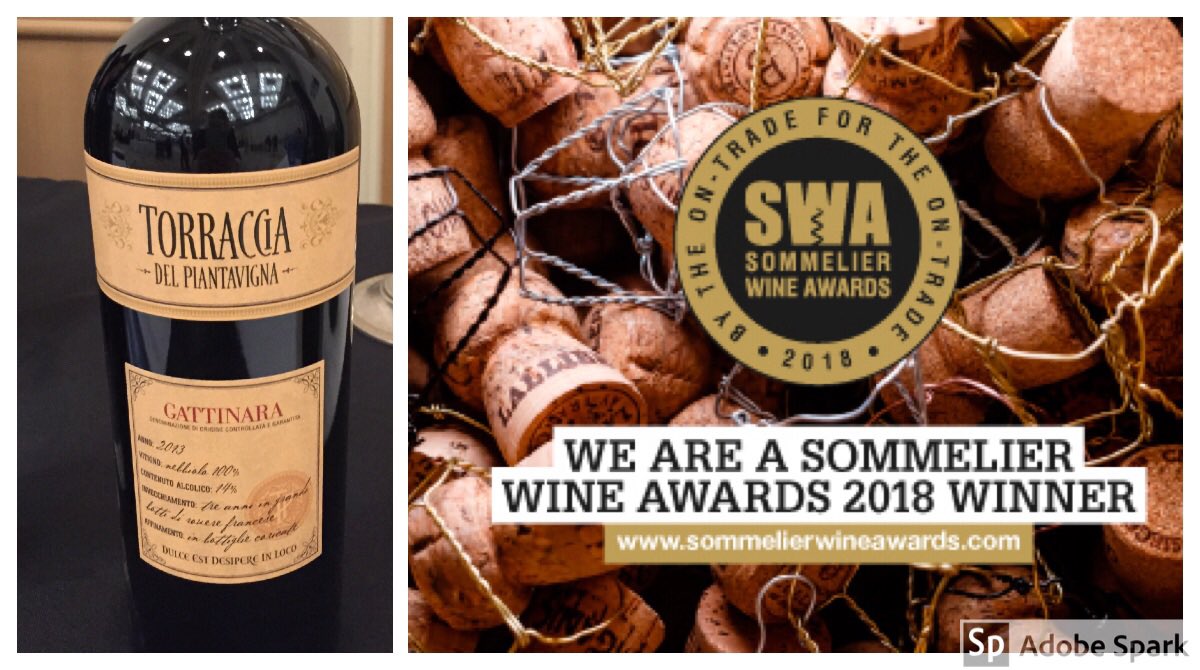 francoliusa's tweet photo. We are pleased that Torraccia di Piantavigna Torraccia 2013 received a Silver Medal from Sommelier Wine Awards!! #SWA2018 @francoliusa https://t.co/a0p887uEvg