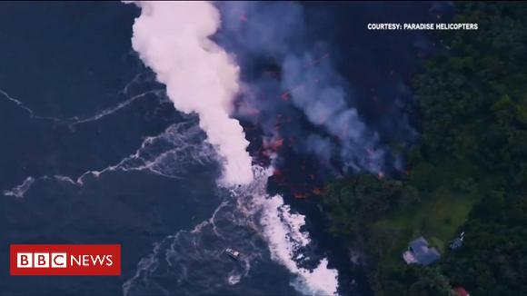 Kilauea: What happens when lava meets the sea bbc.in/2rZ0viF