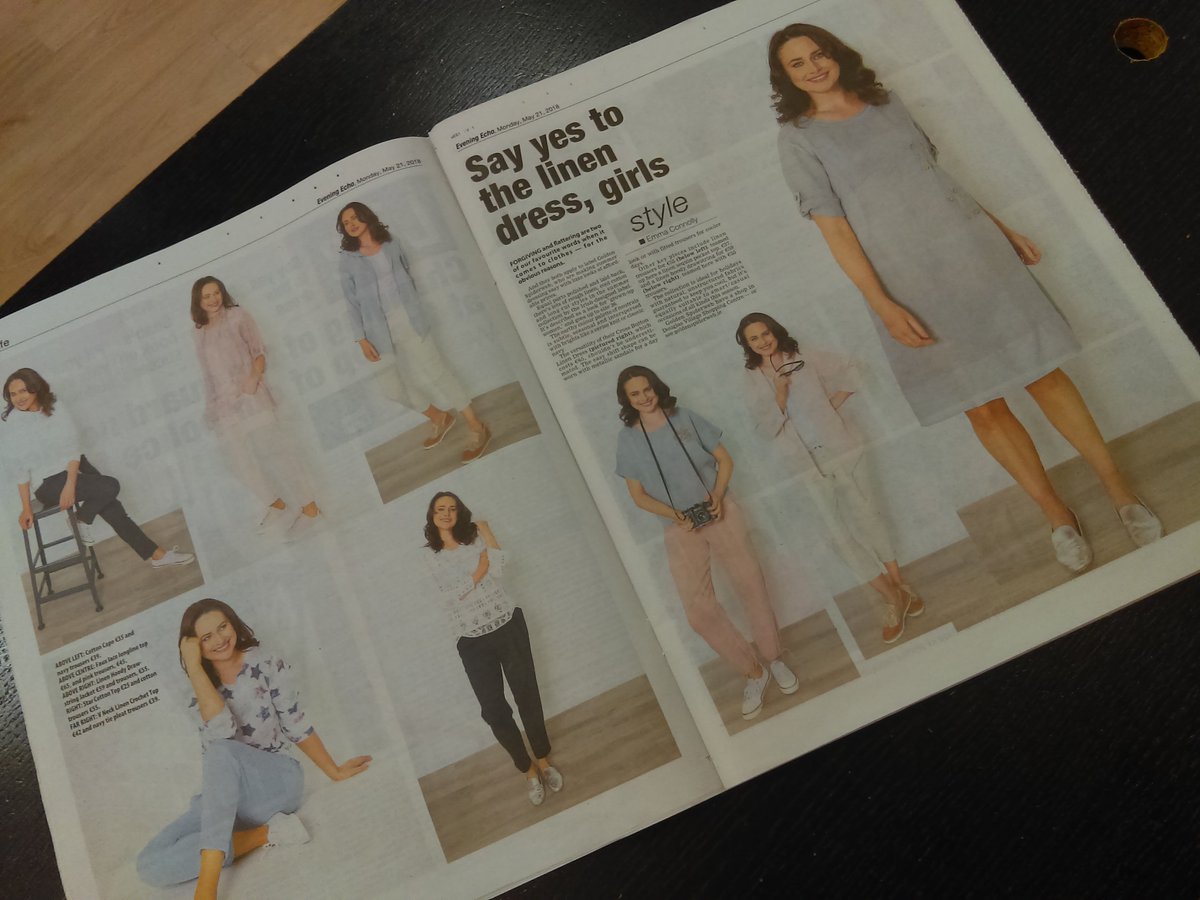 😍Say YES to linen dress😍 
🌸🌸🌸🌷🌷🌷🌸🌸🌸
Article in Cork Evening Echo