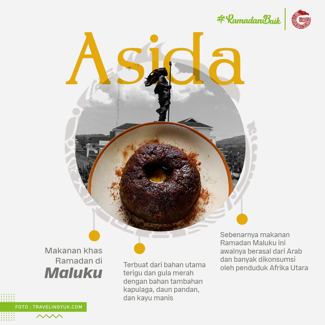 GNFI's tweet photo. Teksturnya juga tak sekenyal dodol karena tidak terbuat dari tepung ketan tetapi dari tepung terigu.
Di Ambon, kue ini hanya bisa dijumpai setahun sekali yakni hanya ada pada saat Bulan Puasa.
#GNFIramadan #RamadanBaik #Asida #Ramadan https://t.co/o6WPgF8pTL