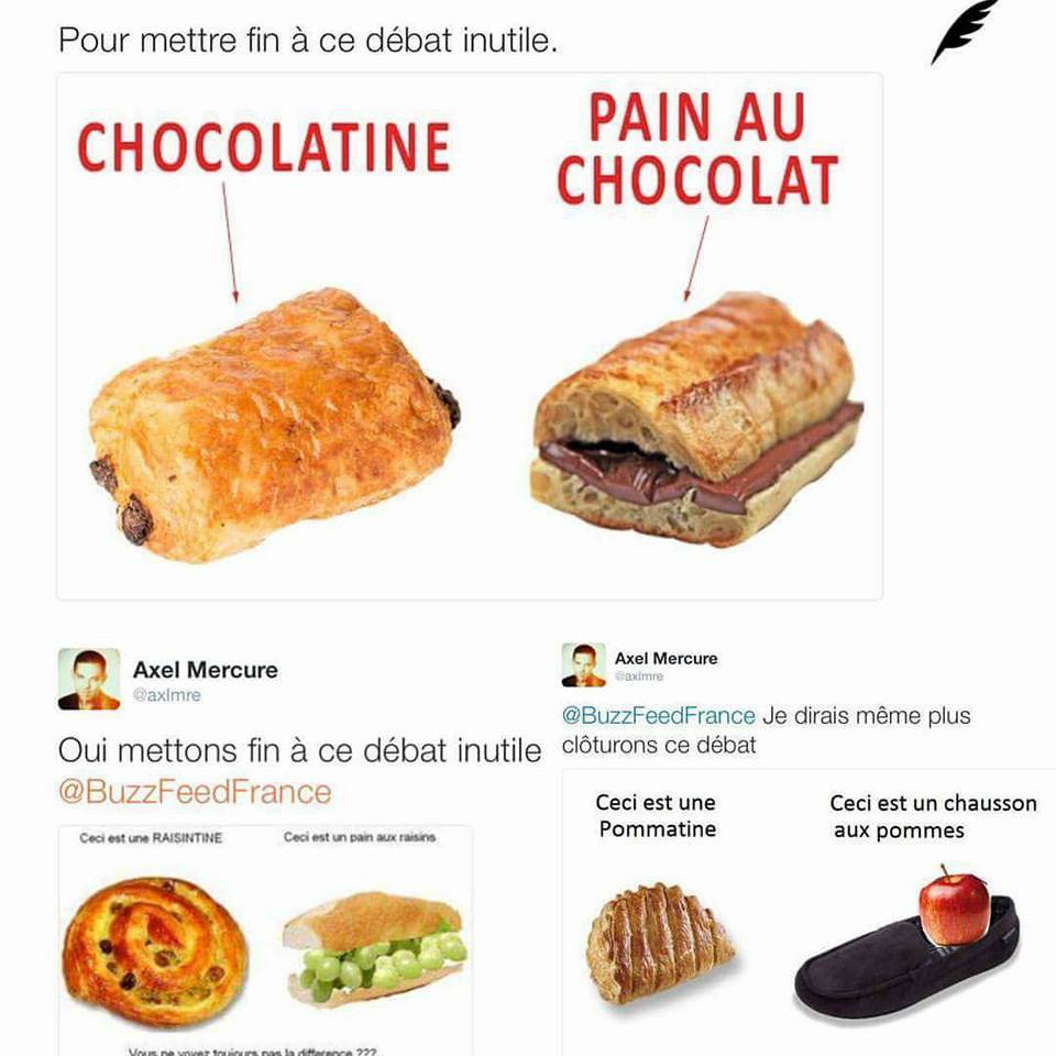 Lykaios007's tweet image. Que dire de plus ? 😂😂😂🤨🤨 #Indiscutable #PainAuChocolat VS #Chocolatine