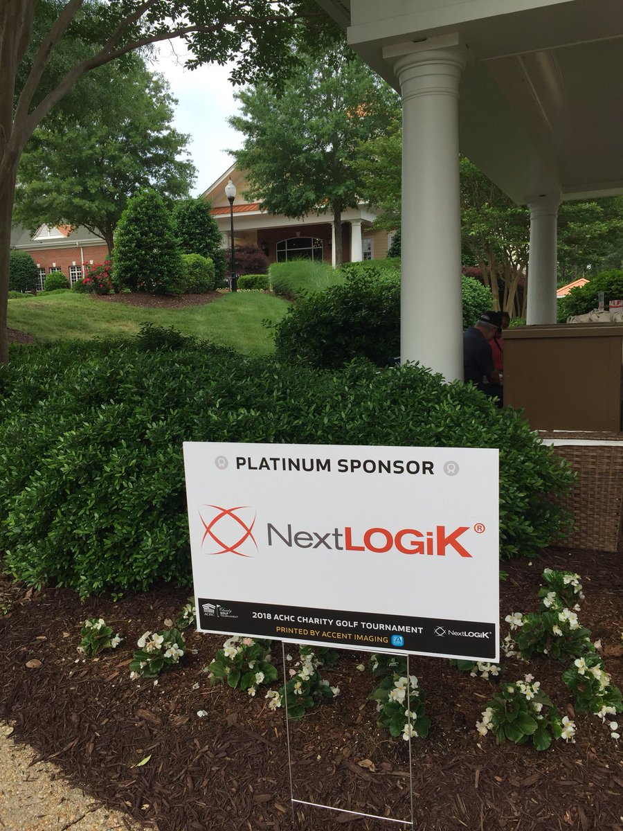 NextLOGiK's tweet photo. It’s a great day for #ChippingInForCharity with @achc! https://t.co/x5nHR56GpG