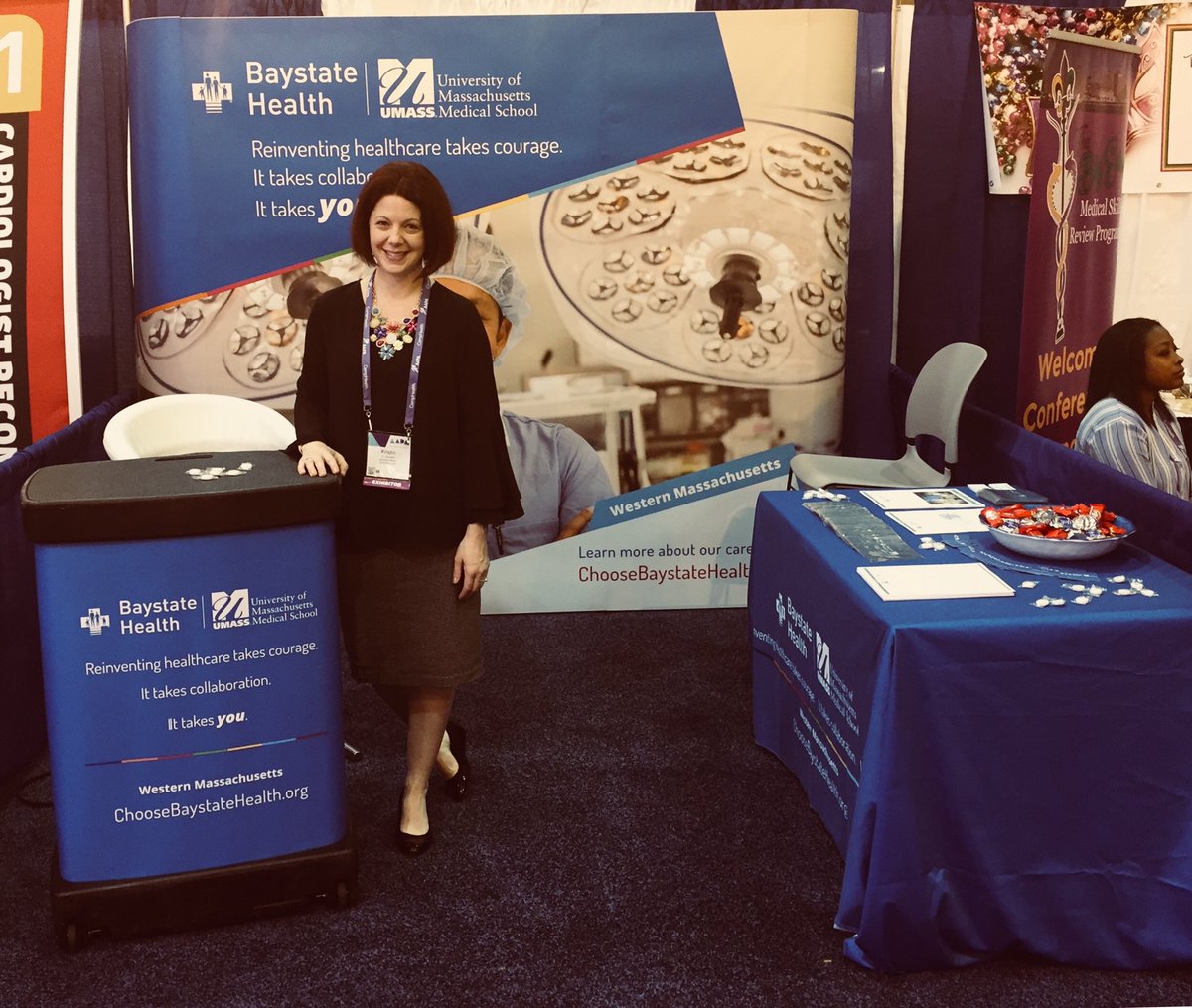 BaystateCareers's tweet photo. We love meeting all of the job seeking PAs at the #aapa2018 conference in
New Orleans. Stop by booth #1121 and speak with Kristin Richard, Sr.
Recruiter about our outstanding PA opportunities at Baystate Health! https://t.co/5TgIV48RRy