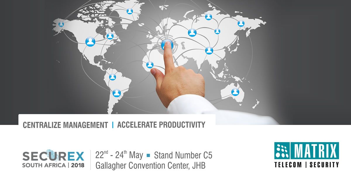 Matrix_COSEC's tweet image. Accelerate organizational productivity through centralized control and monitoring of multiple locations with Matrix COSEC CENTRA - Enterprise Software Platform.
Speak with Our Matrix solution experts at #SecurexSA2018.
#CentralizedTimeAttendance #WebBasedSoftware