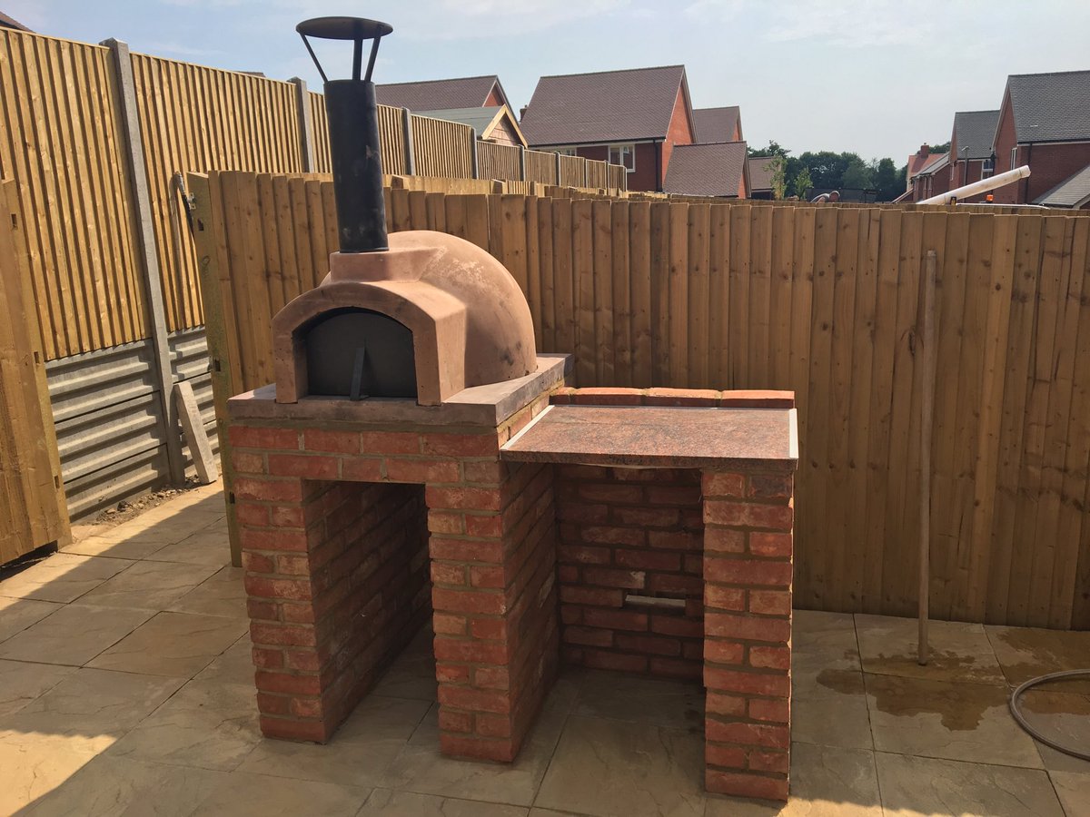 My pizza oven is now built pizza baking galore
