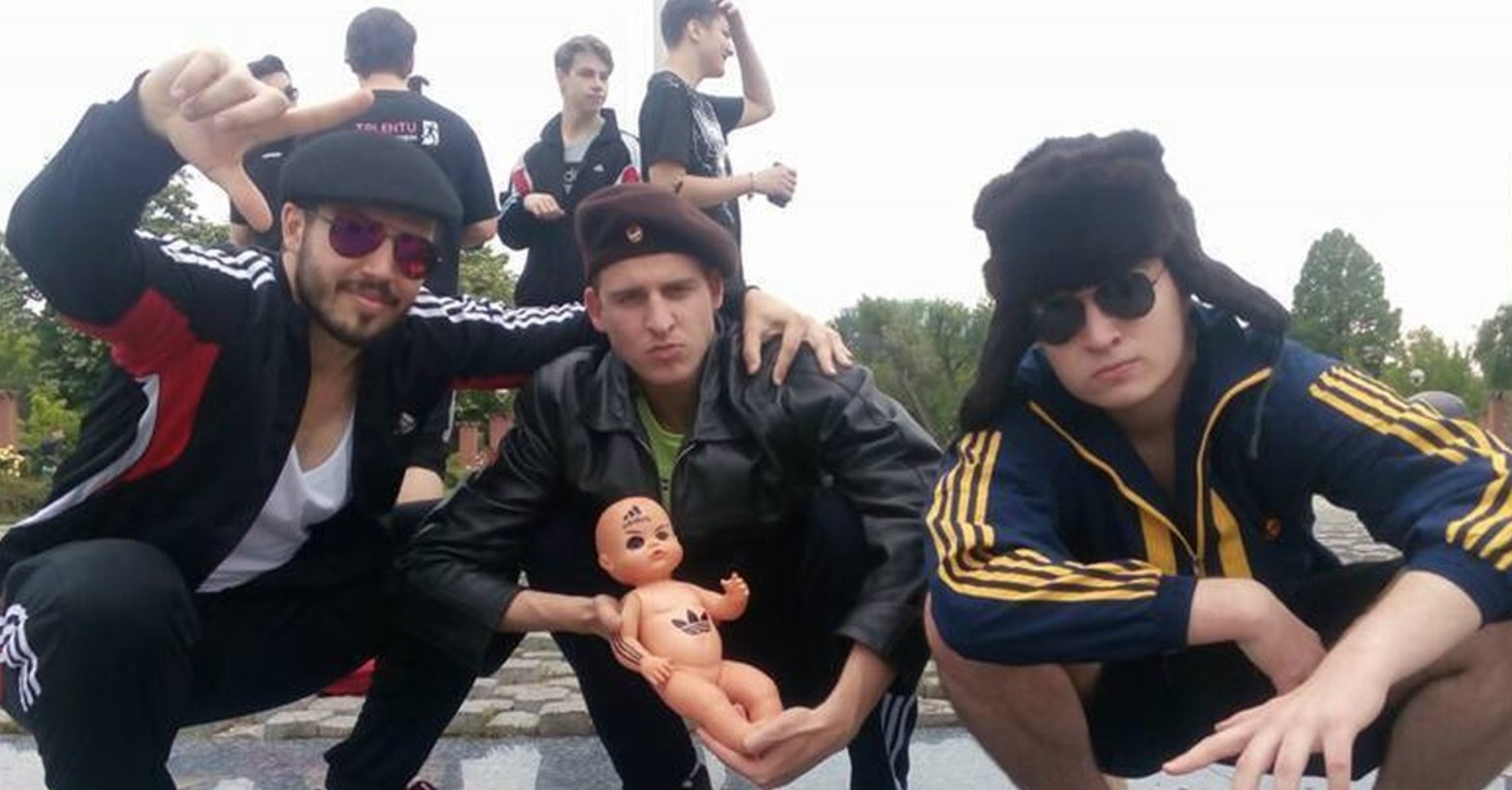 ✍️ Andrew D. Kaufman, on Twitter: "Squatting Slavs: to be true Slav one must learn how to do this: Meet the Romanian Teen Behind Cult Facebook Page, "Squatting Slavs in Tracksuits"