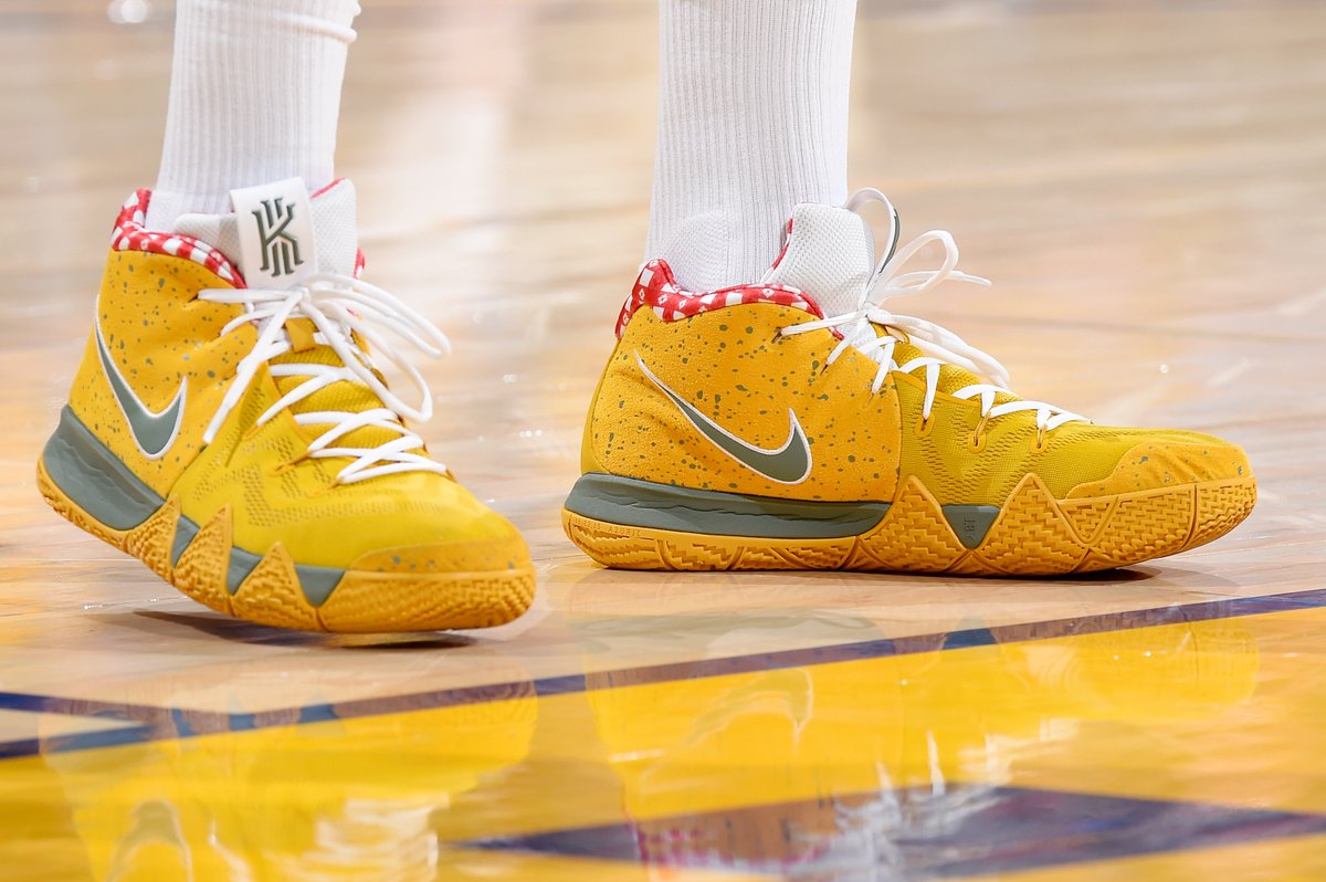 kyrie 4 concepts yellow lobster