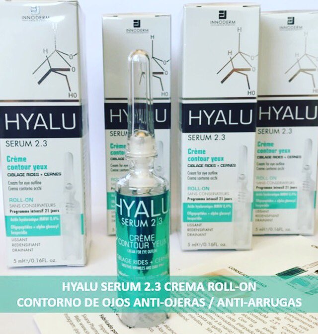 sivapharm's tweet photo. HYALU SÉRUM 2.3 Crema Roll-On Contorno de Ojos: Anti-Ojeras y Anti-Arrugas #ojeras #antiojeras #arrugas #antiarrugas https://t.co/ZTvfb99oVz