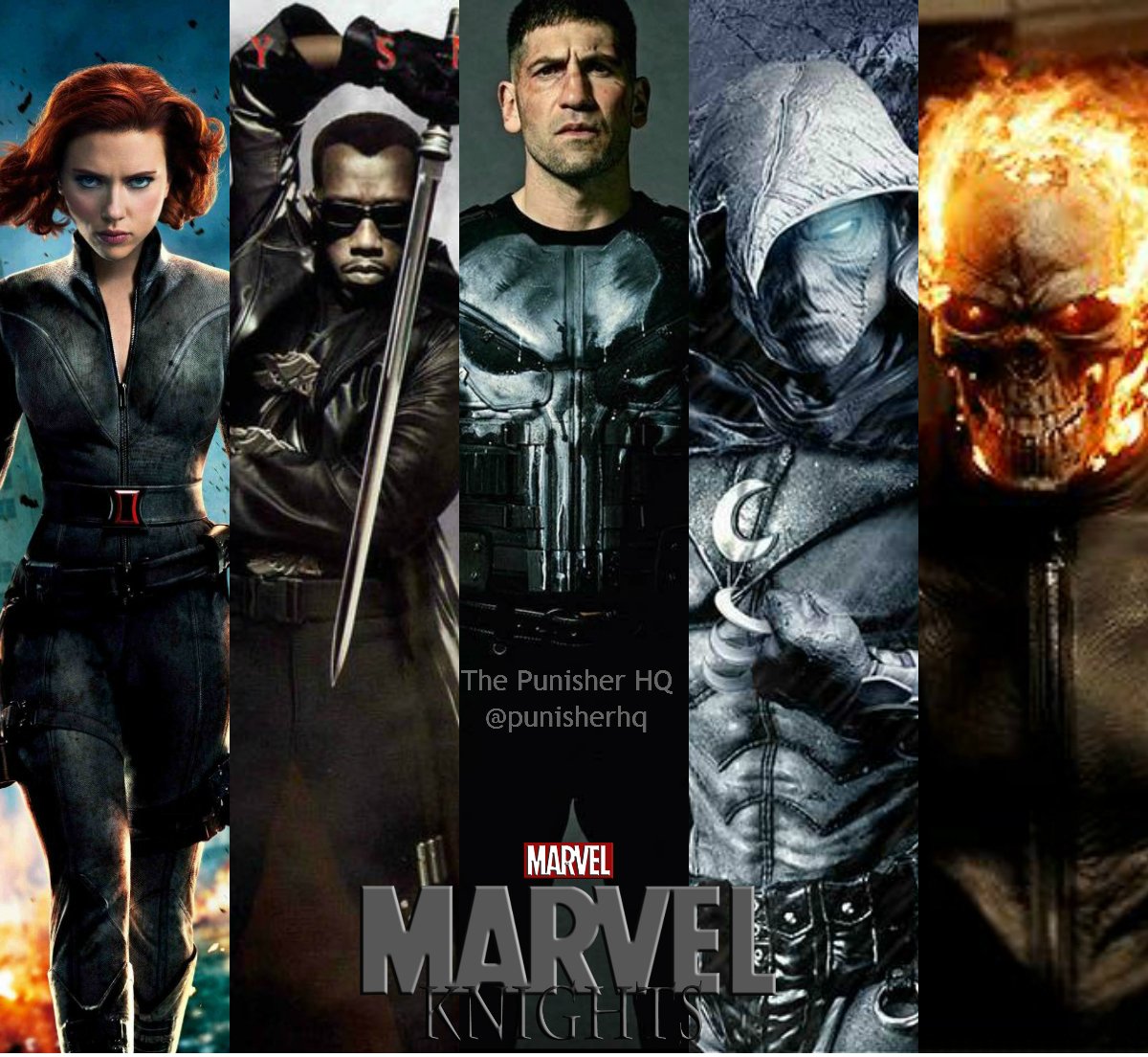 The Punisher HQ - The Punisher and Moon Knight. #punisher
