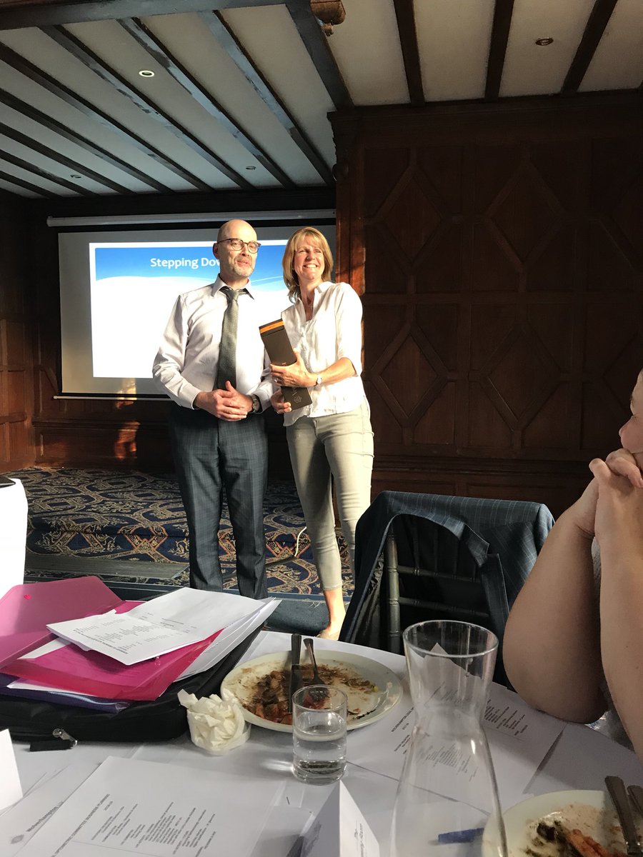 A lovely moment as former chair <a href="/EyeTracey/">Tracey</a> leaves the LOC committee however we’re sure she’ll still be a very close friend to <a href="/Wolves_LOC/">Wolverhampton LOC</a>