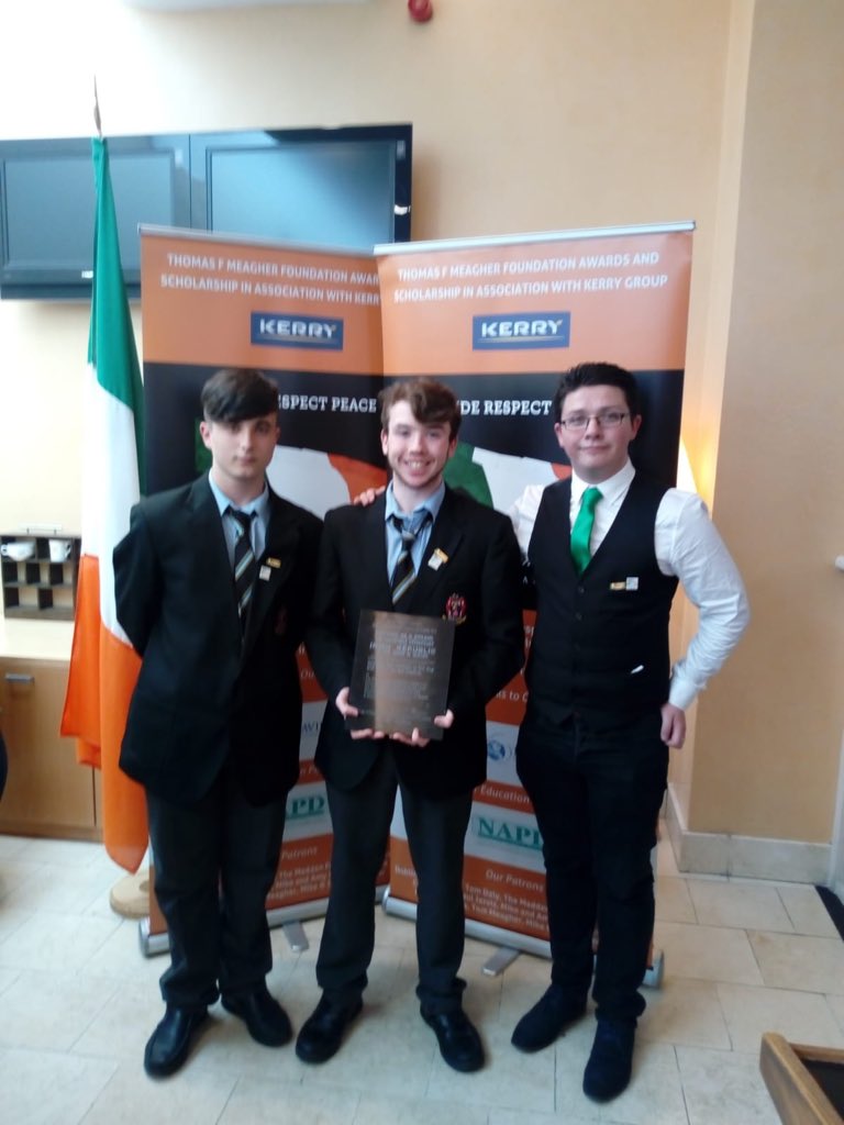 NorthMonHistory's tweet photo. So proud of one of our students Alex O’Connor who received an award today in Leinster House as part of the #ThomasFMeagher Awards &amp; Scholarships Programme. Well done to Alex &amp; the History Club. @northmoncbs @tfmf1848 @CorkHTA @JctHistory #histedchatie @gpowithistory https://t.co/CeQTAD5iRs