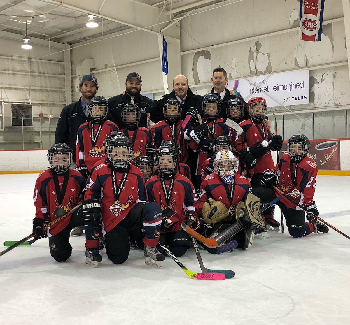 bcmayhem's tweet photo. The 2009 Silver Medalists are the @09okanagannighthawks #bcmayhem https://t.co/t1dTVPd2DI