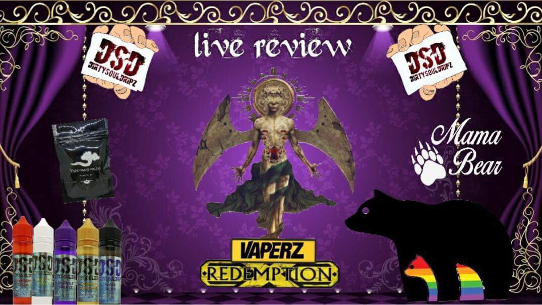 VaperzR's tweet photo. Live review of our newest sponsor @dirtysouldrip coming up this week. Flavours sound spot on! https://t.co/ACe5xfZ0A4