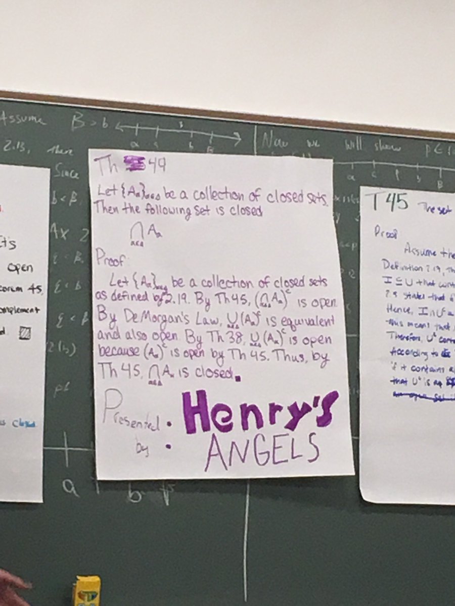 depaul_math_215's tweet photo. Our first submission comes from #Ali. Here is theorem 49. It is clear that our TA Henry is quite beloved #HenryTheTA #Math215Tweets https://t.co/v3EZlSypr9