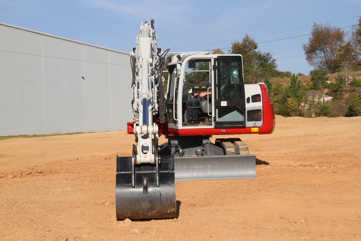 The TB2150 is a 15 ton machine that offers a swing boom to allow working in limited space job sites. Check out this machine at your local dealer! locator.takeuchi-us.com