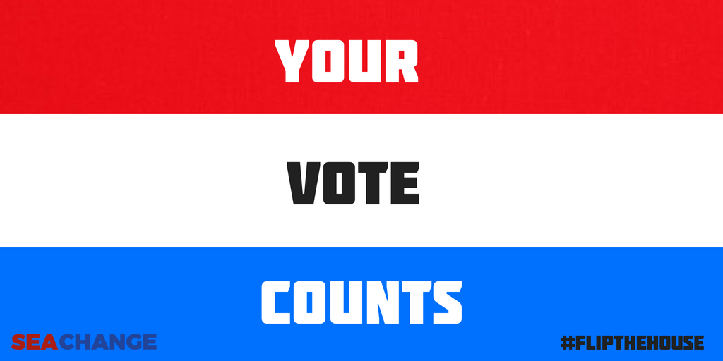 SeaChangePAC's tweet image. Today is the last day to REGISTER TO VOTE! Please make sure all your friends and family are registered to vote in the primary, especially if they live in #flippable districts. registertovote.ca.gov