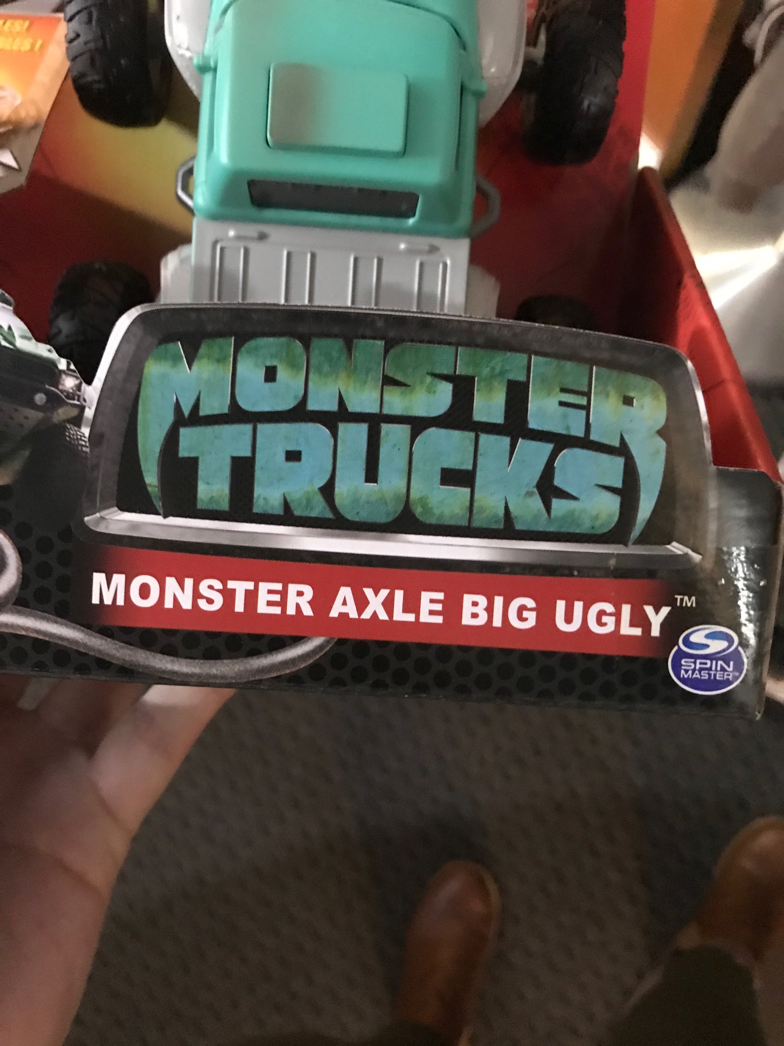 Monster Trucks Monster Axle Big Ugly Vehicle Spin Master - ToyWiz