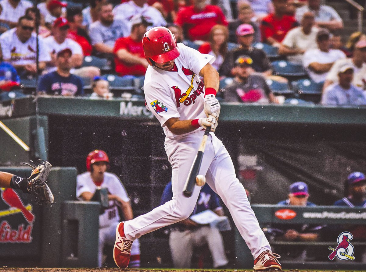 Sgf_Cardinals's tweet image. Stefan Trosclair trots home with his first Double-A dinger! #MustachePower

4-0 #SGFCards