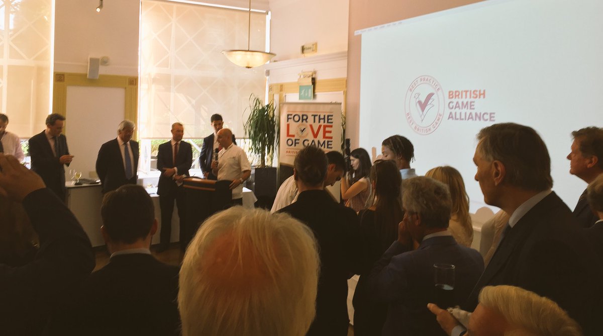 ShootingTimes's tweet photo. The launch of the British Game Alliance. Shooting's new marketing board for all that we harvest from the field 🦆 https://t.co/EshkSLAURu