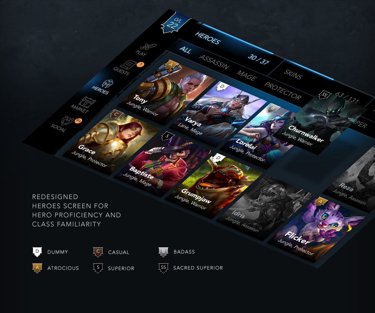 GryNinja's tweet photo. Wish @vainglory 'll borrow concepts from their fans.
Credit: Meljan de Guia
https://t.co/PkTbNQE6bS https://t.co/R2tPnqtRlz