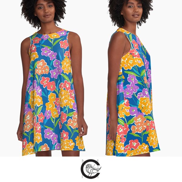 CManningArt's tweet photo. Introducing my latest print Phloxy Baby. The result of listening to Reggae on a Monday. Enjoy 20% off everything on RedBubble today with code UPDATE20. 
https://t.co/q6wjAubtOj #redbubble #surfacedesign #fashion #floralprint https://t.co/6DhNc0vd6w