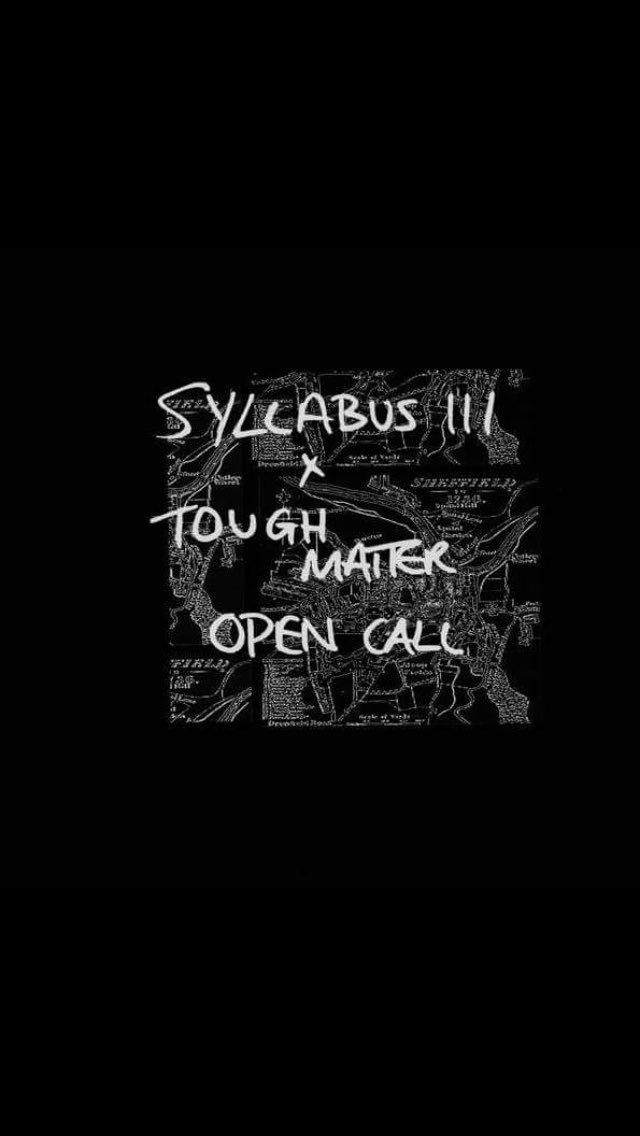 toughmatter (@toughmatter_) on Twitter photo This years Syllabus cohort visit Sheffield this weekend & our Syllabus III x Tough Matter event is Friday 25th May at <a href="/delicious_clam/">Delicious Clam</a>.
We’ve had lots of great proposals from our open call & will be presenting 10 artists’ works spanning moving image, performance & sound This years Syllabus cohort visit Sheffield this weekend & our Syllabus III x Tough Matter event is Friday 25th May at <a href="/delicious_clam/">Delicious Clam</a>.
We’ve had lots of great proposals from our open call & will be presenting 10 artists’ works spanning moving image, performance & sound