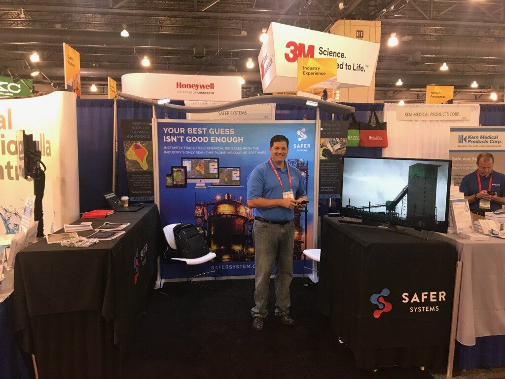 SAFERsystems's tweet photo. Want to monitor, model, and mitigate #chemical incidents on a single  screen? We can show you how you can operate #safer and smarter today. To  learn more find us at booth 1616 at @AIHA's #AIHce2018!  #AIHceEXP  #safersystems https://t.co/dn09rBJYWs