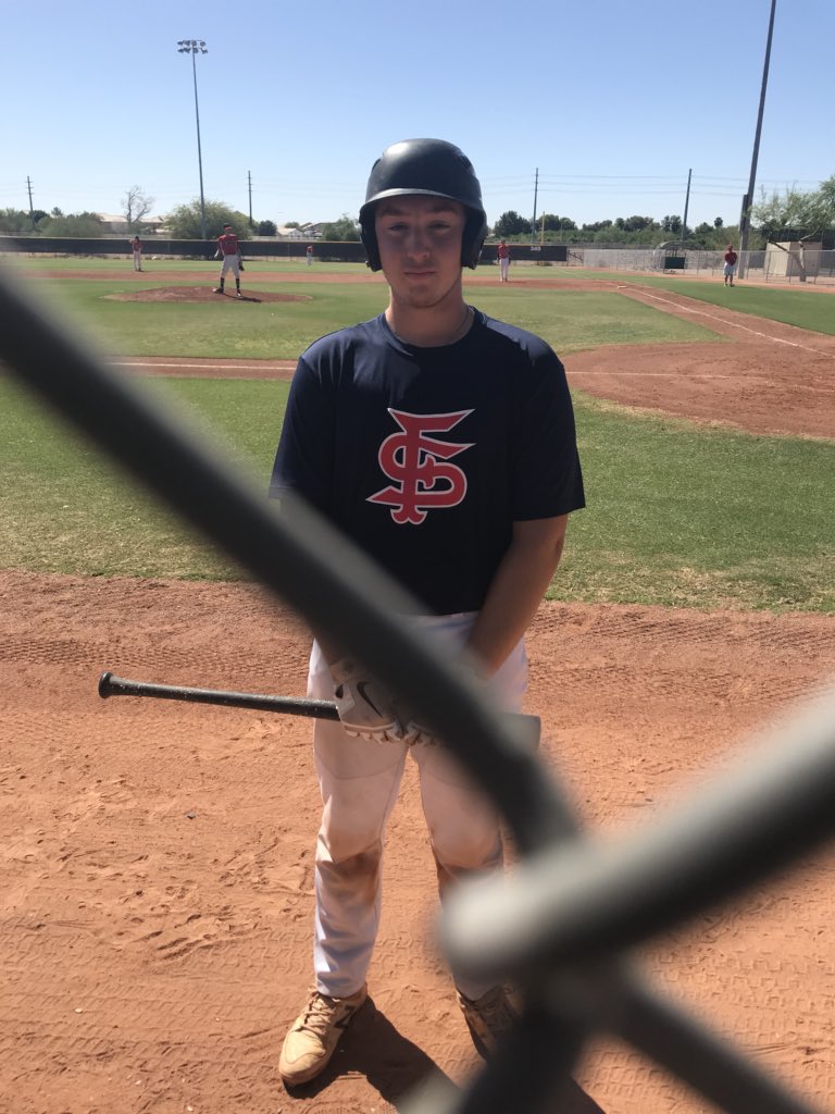 PW Southwest 2020 Grads. PLY and Team Combine.P15 Baccala’s 1-4 Prospects.
1. Ty Corcoran C R/R 6’1 200 Hamilton HS, AZ
2. Gregory Bozinovich 3B/1B R/R 6’2 220 Sandra Day O’Connor,AZ
3. Bryce Claxton C R/R 6’0 200
Skyline HS,AZ
4. David Rodriguez 3B/1B R/R 5’11 185 Raymond Kellis