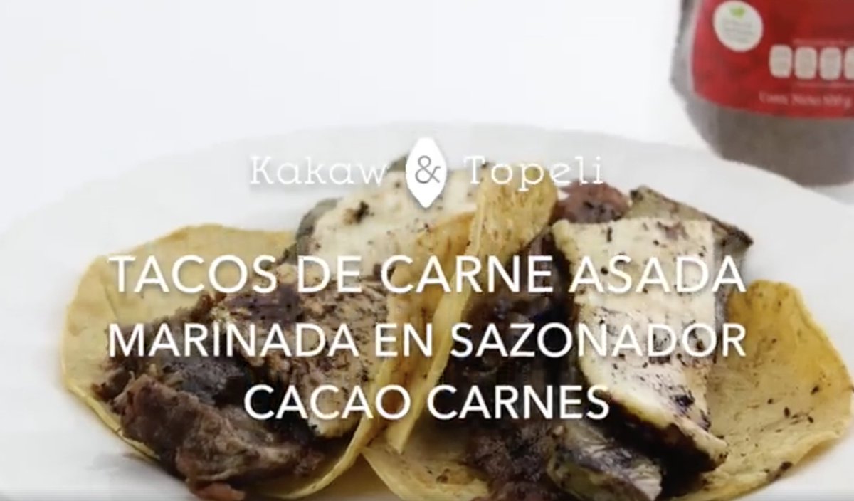 KakawTopeli's tweet photo. Aprende a darle un toque especial a tus tacos de carne asada con sazonador de #cacao para carnes. https://t.co/UtsW4Kevip #MasAllaDelChocolate https://t.co/X7PVDtfjsH 😍🤤 https://t.co/wvALCo0XFf