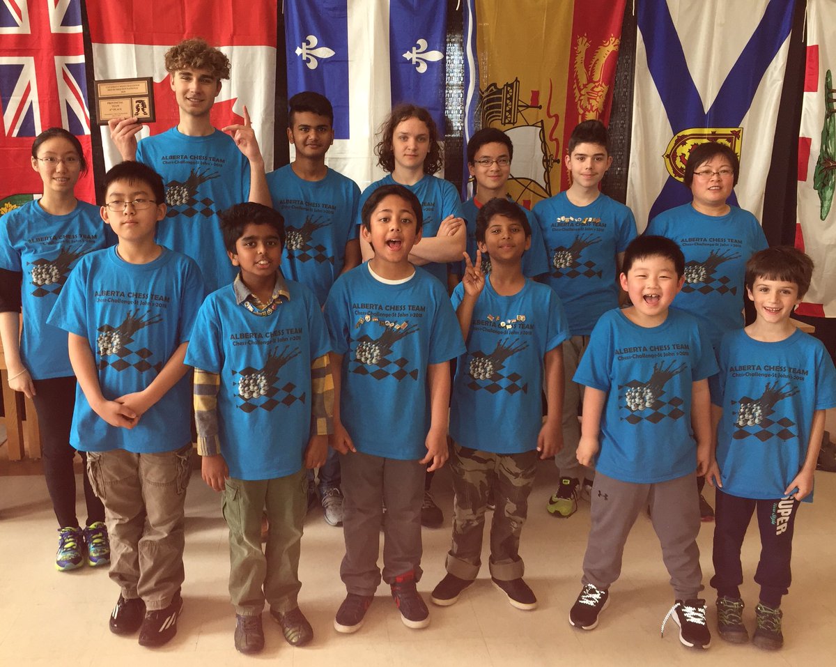 FMChessClub's tweet photo. Alberta Team with Johnny Burn and Ray Jiang from Fort McMurray on it placed 4th at Canadian Chess Challenge. @RMWoodBuffalo @FMCSD @FMPSD @Mix1037FMNews @FortMacToday @snapdWB https://t.co/x1LpiP6EGS