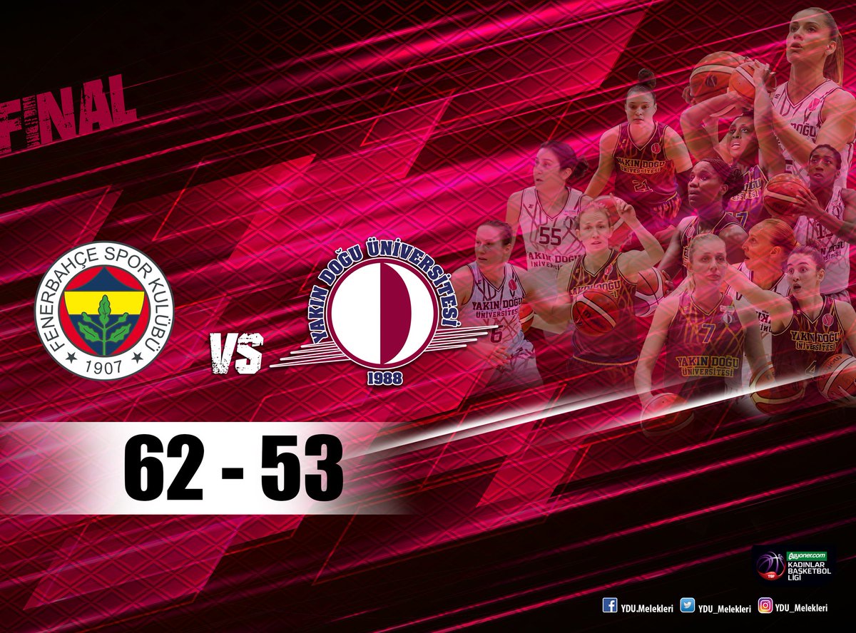 Maç sonucu: Yakın Doğu Üniversitesi 53 - Fenerbahçe 62