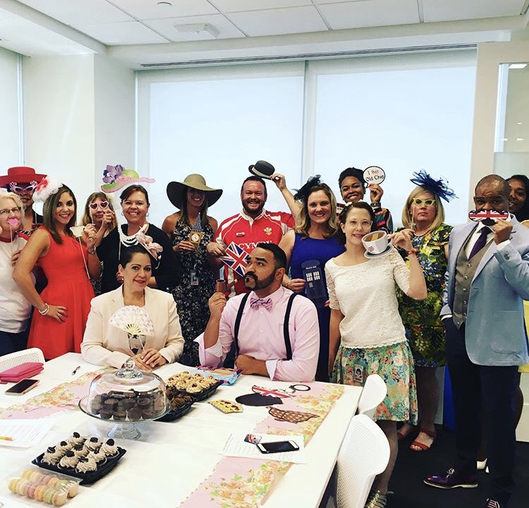 ADPCareers's tweet photo. π Check out this #RoyalWedding themed potluck from our #OneADP Tempe location. It was a smashing good time! π¬π§ #HelloWork #WorkHappy https://t.co/xMyLF5WOQz